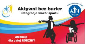 Pokaż zdjęcie: Grafika promująca wydarzenie pn.: „Aktywni Bez Barier – integracje wokół sportu”