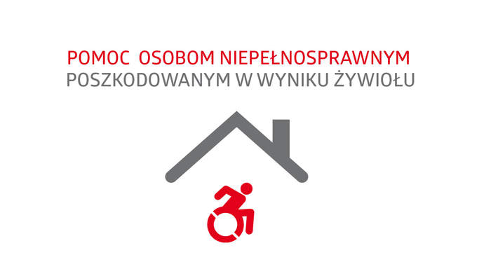 baner programu - pomoc osobom niepełnosprawnym poszkodowanym w wyniku żywiołu