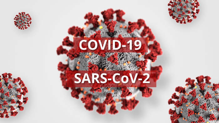 grafika ilustrująca wirusa covid-19