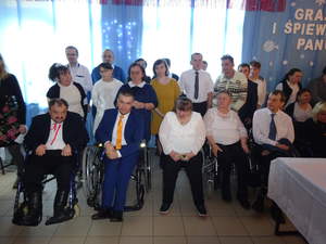 Świąteczne spotkanie osób z niepełnosprawnościami