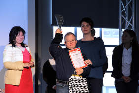Wręczanie nagród Laureatom XV edycji konkursu Sztuka Osób Niepełnosprawnych
