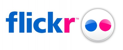 Logo platformy wymiany zdjęć Flicker prowadzące do profilu Oddziału