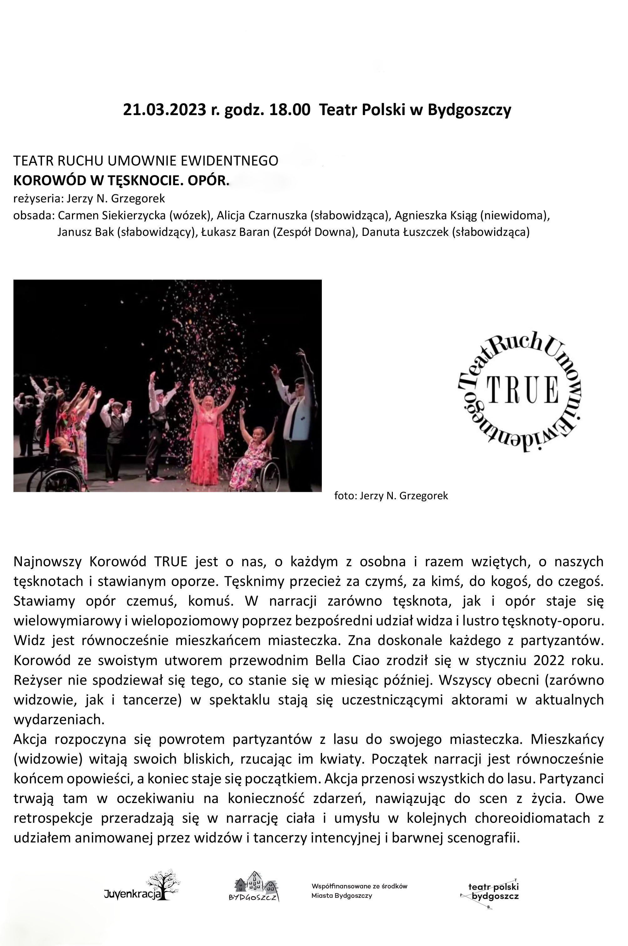 Informacja o spektaklu