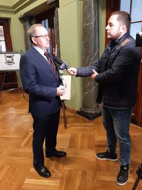 Pokaż zdjęcie: Dyrektor Oddziału PFRON Andrzej Michalski