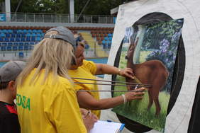 Pokaż zdjęcie: Ogólnopolskie Zawody Łucznicze Osób Niepełnosprawnych „Koziołek 2018”
