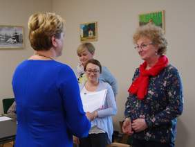 Pokaż zdjęcie: Przekazanie umowy PSONI Koło w Tarnowie