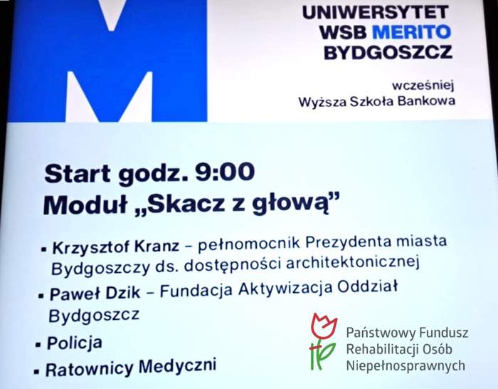 Harmonogram spotkania i modułu "Skacz z głową"