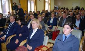 Pokaż zdjęcie: Uczestnicy konferencji „Bliżej Funduszy Europejskich”