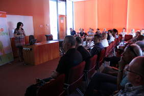 Pokaż zdjęcie: Gabriela Knapik-przedstawiciel Oddziału Śląskiego PFRON 