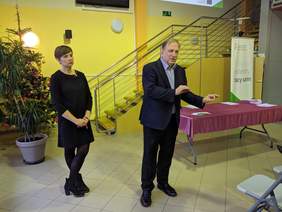 Pokaż zdjęcie: Przedstawiciele PFRON odpowiadają na pytania przedstawicieli samorządów