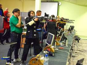 Zawodnicy podczas mistrzostw