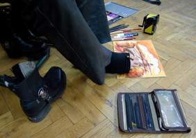 Pokaż zdjęcie: Stnisław Kmiecik - artysta malarz