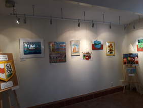 Pokaż zdjęcie: Wyeksponowane prace