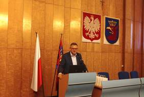 Pokaż zdjęcie: Spotkanie otwiera Wiceprezydent Krzysztof Soska