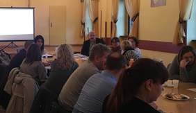 Pokaż zdjęcie: Warsztaty Specjalna Ekonomia dla kadry WTZ w Dobroszycach