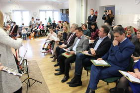 Pokaż zdjęcie: Uczestnicy spotkania oraz podopieczni OREW Łęczna (2)