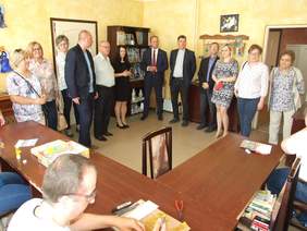 Zwiedzanie Warsztatu Terapii Zajęciowej w Gorzycach