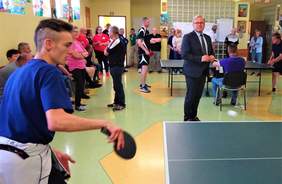 Pokaż zdjęcie: Jerzy Kulpiński dyrektor DPS w Łagiewnikach oraz prezes stowarzyszenia „Otwarte Serca” dopingował zawodników 