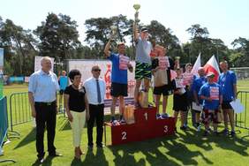 Pokaż zdjęcie: Zwycięzcy XVIII Integracyjnego Biegu Bez Barier w kategorii mężczyzn