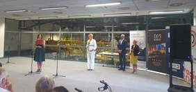 Pokaż zdjęcie: Lodołamacz Specjalny: Agnieszka Niedźwiecka - Prezes Towarzystwa Przyjaciół Niepełnosprawnych