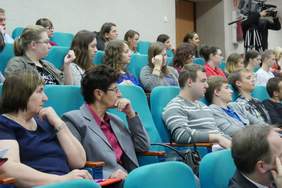 Pokaż zdjęcie: Uczestnicy konferencji pt.: „Węzłowe problemy adaptowanej aktywności fizycznej”