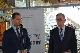 Pokaż zdjęcie: Marcin Domian doradca Wojewody Warmińsko-Mazurskiego oraz Janusz Surmacz