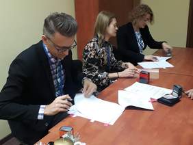 Pokaż zdjęcie: przedstawiciele Oddziału Łódzkiego PFRON