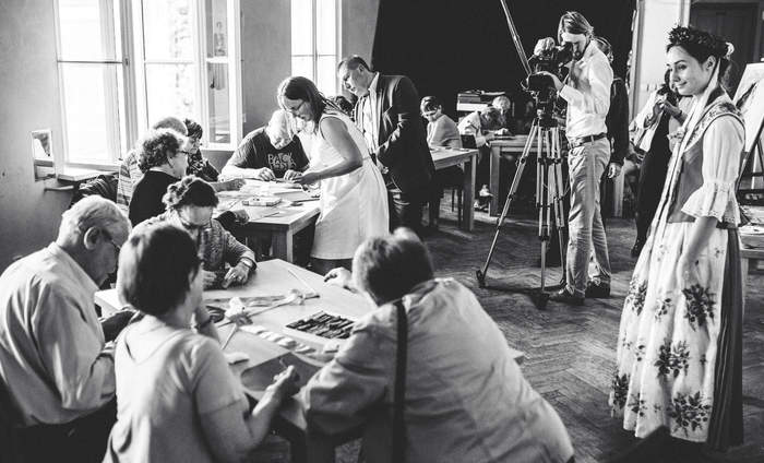 Pokaż zdjęcie: Warsztaty dla osób niesłyszących pt. Wokół Wyspiańskiego 