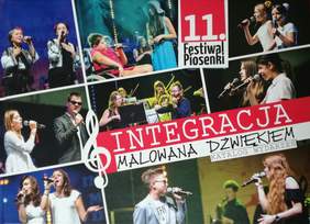 Pokaż zdjęcie: Okładka albumu "11. Festiwal Piosenki Integracja Malowana Dźwiękiem"