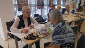 Pokaż zdjęcie: Punkt informacyjny w Sosnowcu