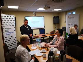 Pokaż zdjęcie: Wypowiedź dyrektora Oddziału Śląskiego PFRON Jana Wrońskiego