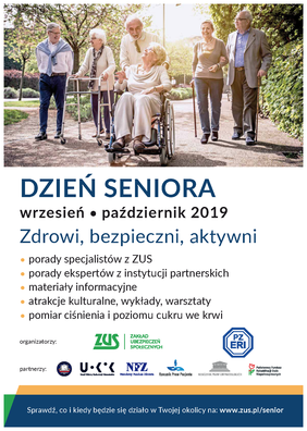 Pokaż zdjęcie: Plakat promujący Pomorski XI Dzień Seniora