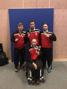 5 medali „Start” Zielona Góra na Mistrzostwach Europy Niepełnosprawnych w tenisie stołowym