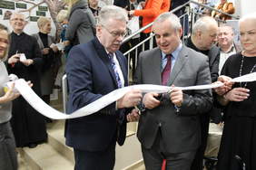 Pokaż zdjęcie: Jerzy Dębski Dyrektor Oddziału Lubelskiego PFRON oraz Paweł Wdówik Pełnomocnik rządu ds. osób niepełnosprawnych