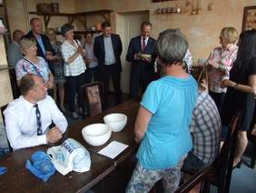 Zwiedzanie Warsztatu Terapii Zajęciowej w Gorzycach