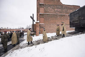 Pokaż zdjęcie: obchody 73 rocznicy spalenia więźniów radogoszcza i zakończenia okupacji niemieckiej w Łodzi