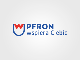 Logotyp z napisem PFRON wspiera Ciebie