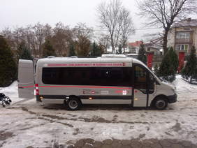 Autobus do przewozu podopiecznych ŚDS w Rudniku nad Sanem
