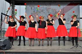 Pokaż zdjęcie: Występy artystyczne w ramach Biegu Na Tak