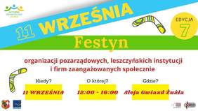 Pokaż zdjęcie: Grafika promująca Wielki Piknik Aktywności i Pasji w ramach akcji pn. „Aktywne Obywatelskie Leszno”