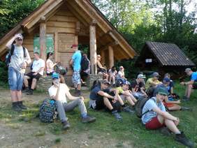 Uczestnicy obozu zorganizowanego przez Stowarzyszenie Pomocy Osobom z Zespołem Aspergera