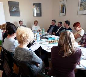 Pokaż zdjęcie: Spotkanie z przedstawicielami środowiska małopolskich WTZ