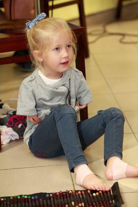 Pokaż zdjęcie: Martynka na spotkaniu z młodzieżą (fot. Beata Nobilec) 