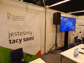 Pokaż zdjęcie: Stanowisko Oddziału Śląskiego PFRON