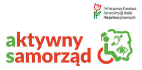 Pokaż zdjęcie: Zdjęcie jest grafiką programu. Po lewej stronie napisany jest tytuł programu. Po prawej stronie znajduje się logo PFRON i ikona osoby na wózku inwalidzkim umieszczona w konturach mapy Polski. Grafika jest w kolorach: czerwonym i zielonym. 