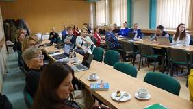 Pokaż zdjęcie: Szkolenie warsztatowe w Koninie z „Systemu Obsługi Wsparcia finansowanego ze środków PFRON”