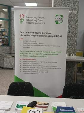 Pokaż zdjęcie: Roll up Oddziału Zachodniopomorskiego PFRON