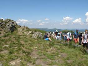 Uczestnicy obozu zorganizowanego przez Stowarzyszenie Pomocy Osobom z Zespołem Aspergera