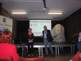 Pokaż zdjęcie: Przedstawiciele Mazowieckiego Oddziału PFRON - omówienie możliwości wsparcia ze środków PFRON pracodawców, którzy zainteresowani są zatrudnieniem osób z niepełnosprawnością intelektualną 