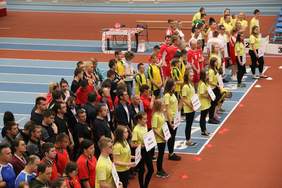 Pokaż zdjęcie: uczestnicy Mitingu Lekkoatletycznego Olimpiad Specjalnych w Spale